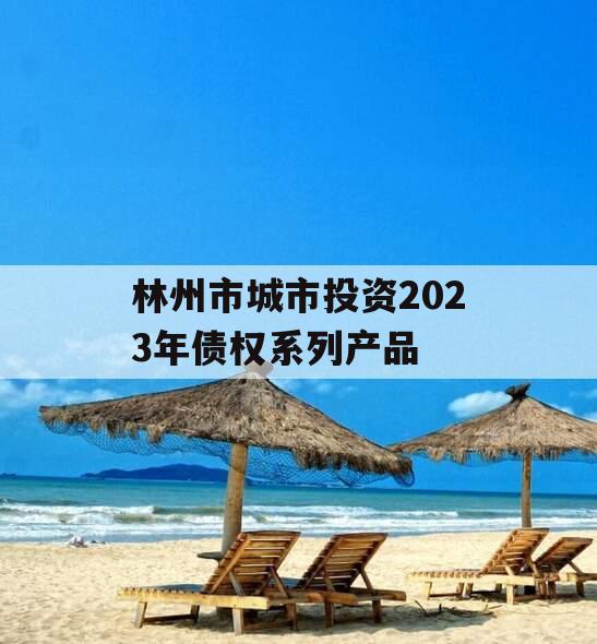 林州市城市投资2023年债权系列产品