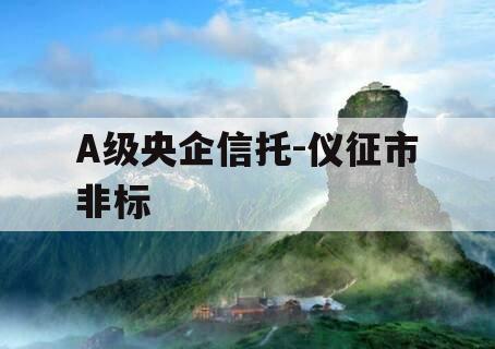 A级央企信托-仪征市非标