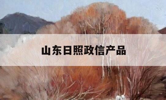 山东日照政信产品