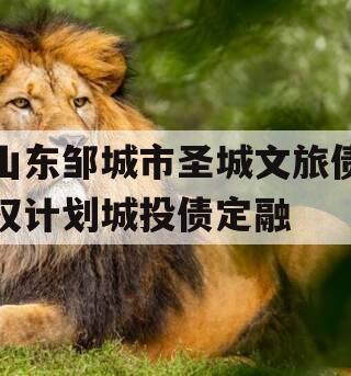 山东邹城市圣城文旅债权计划城投债定融