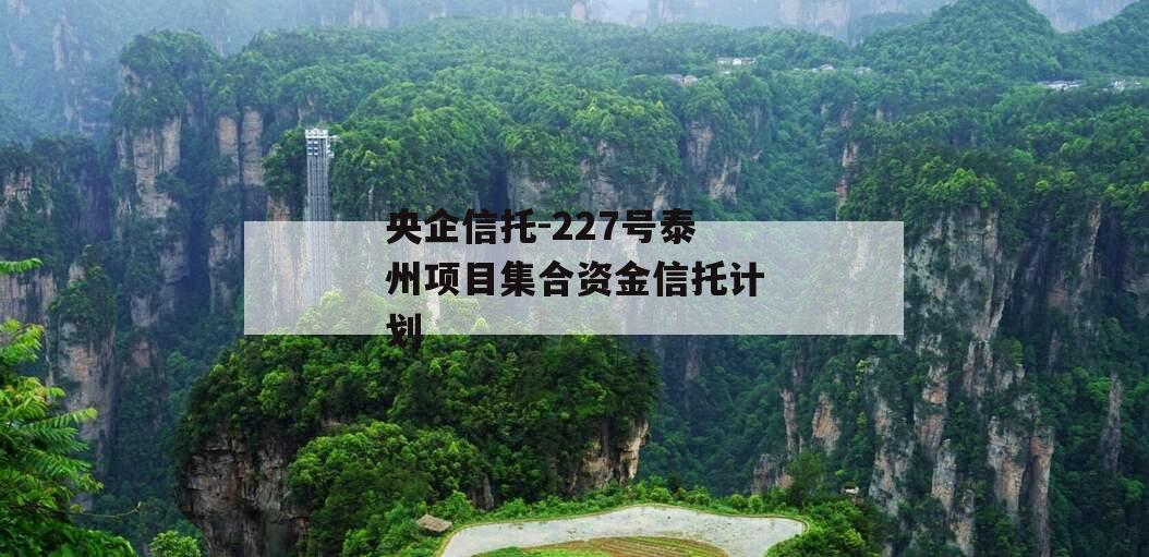 央企信托-227号泰州项目集合资金信托计划