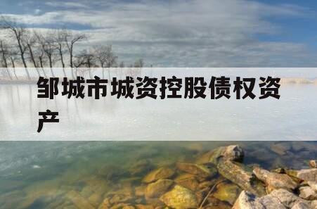 邹城市城资控股债权资产