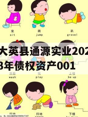 大英县通源实业2023年债权资产001