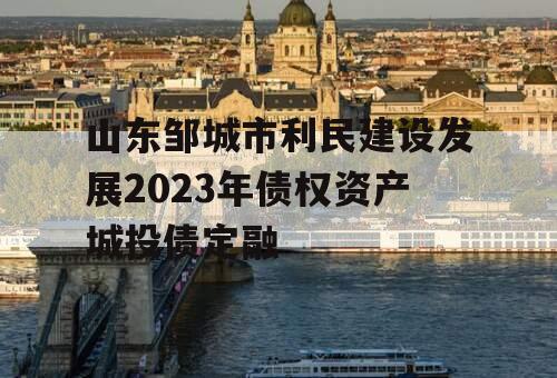 山东邹城市利民建设发展2023年债权资产城投债定融