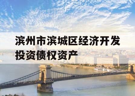 滨州市滨城区经济开发投资债权资产