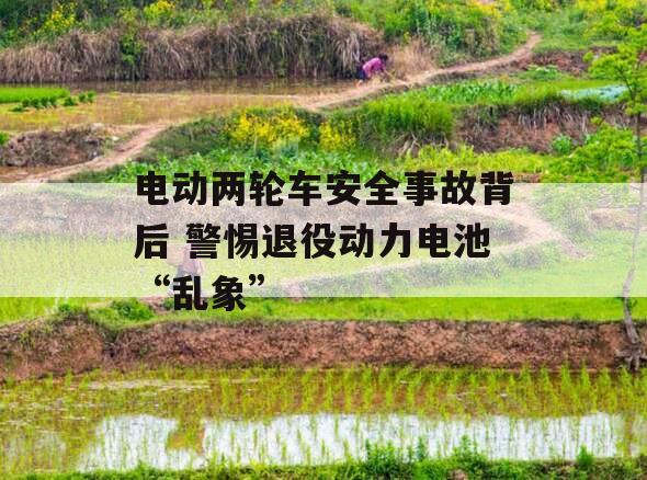 电动两轮车安全事故背后 警惕退役动力电池“乱象”