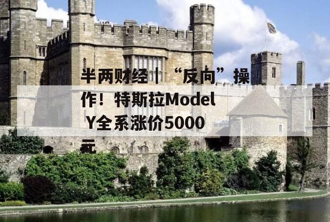 半两财经｜“反向”操作！特斯拉Model Y全系涨价5000元