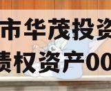 重庆市华茂投资2024年债权资产001
