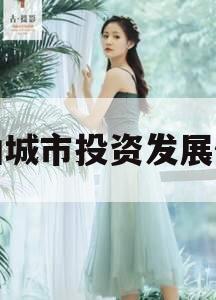 江油城市投资发展债权