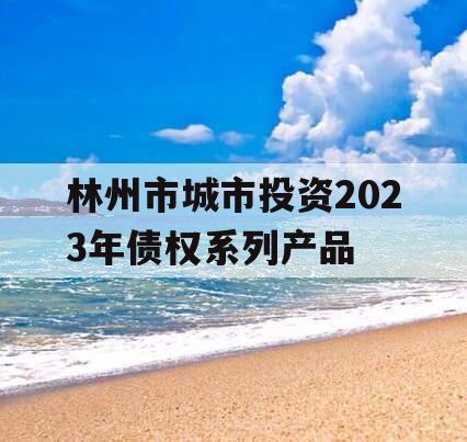 林州市城市投资2023年债权系列产品
