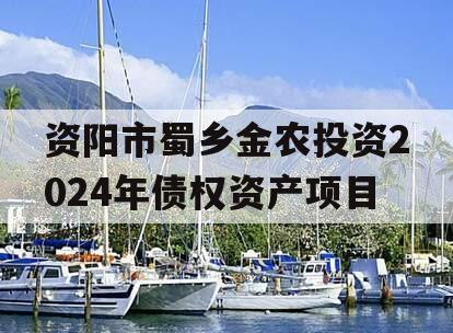 资阳市蜀乡金农投资2024年债权资产项目