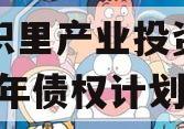 湖州织里产业投资运营2024年债权计划
