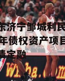 山东济宁邹城利民2024年债权资产项目城投债定融