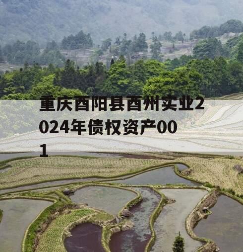 重庆酉阳县酉州实业2024年债权资产001
