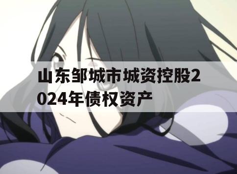 山东邹城市城资控股2024年债权资产