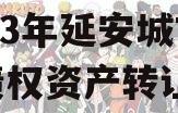 2023年延安城市建投债权资产转让