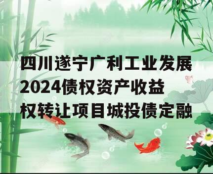 四川遂宁广利工业发展2024债权资产收益权转让项目城投债定融