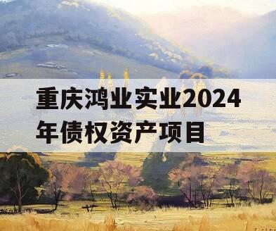 重庆鸿业实业2024年债权资产项目