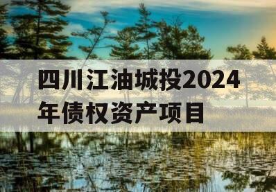 四川江油城投2024年债权资产项目