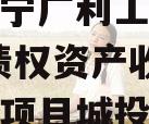 四川遂宁广利工业发展2024债权资产收益权转让项目城投债定融