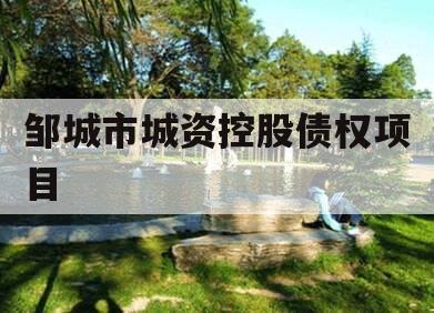邹城市城资控股债权项目