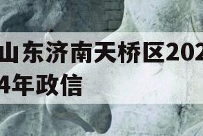 山东济南天桥区2024年政信