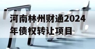 河南林州财通2024年债权转让项目