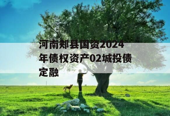 河南郏县国资2024年债权资产02城投债定融 