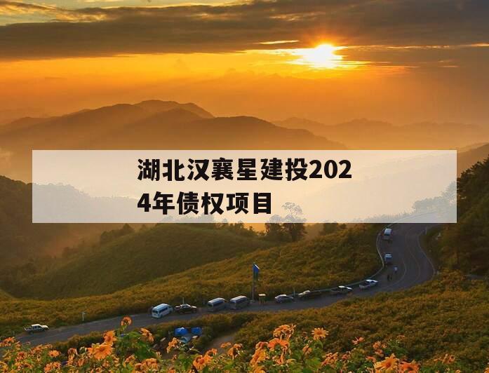 湖北汉襄星建投2024年债权项目