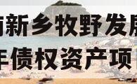 河南新乡牧野发展2024年债权资产项目