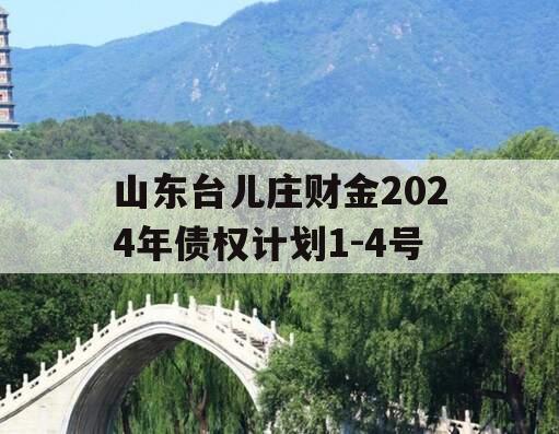 山东台儿庄财金2024年债权计划1-4号
