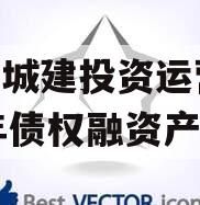 金乡城建投资运营2024年债权融资产品