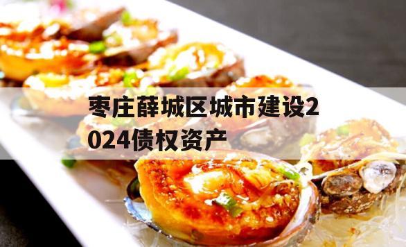 枣庄薛城区城市建设2024债权资产