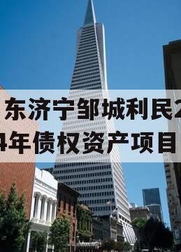 山东济宁邹城利民2024年债权资产项目