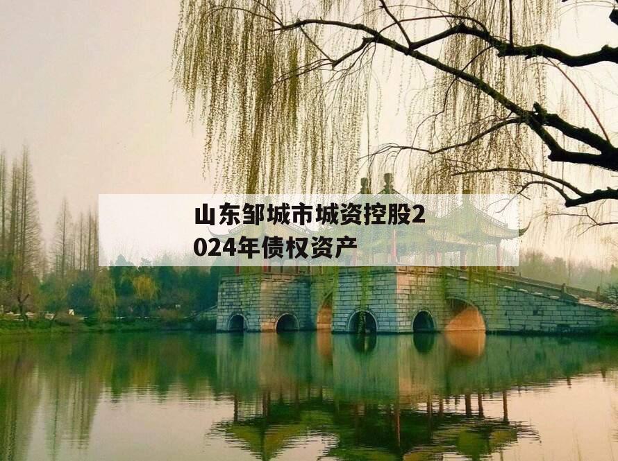 山东邹城市城资控股2024年债权资产