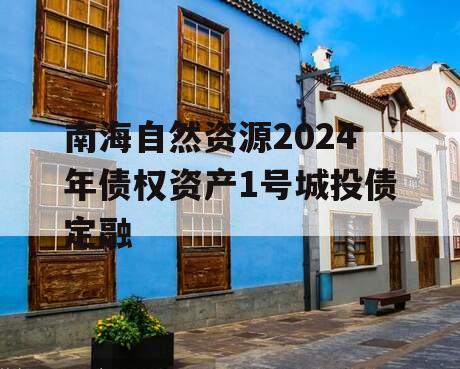 南海自然资源2024年债权资产1号城投债定融