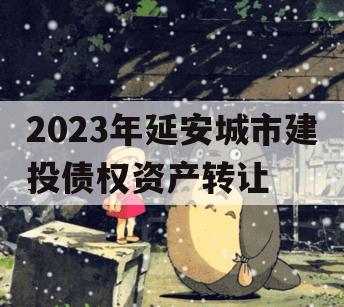 2023年延安城市建投债权资产转让