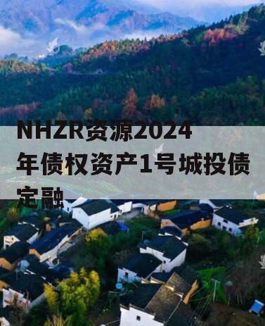 NHZR资源2024年债权资产1号城投债定融