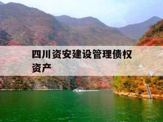 四川资安建设管理债权资产
