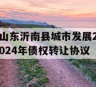 山东沂南县城市发展2024年债权转让协议