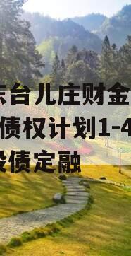 山东台儿庄财金2024年债权计划1-4号城投债定融
