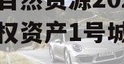 南海自然资源2024年债权资产1号城投债定融