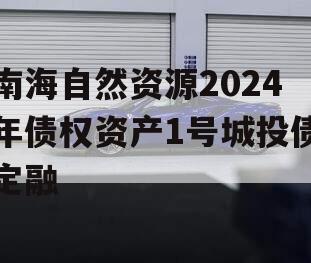 南海自然资源2024年债权资产1号城投债定融
