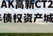 陕西AK高新CT2024年债权资产城投债定融