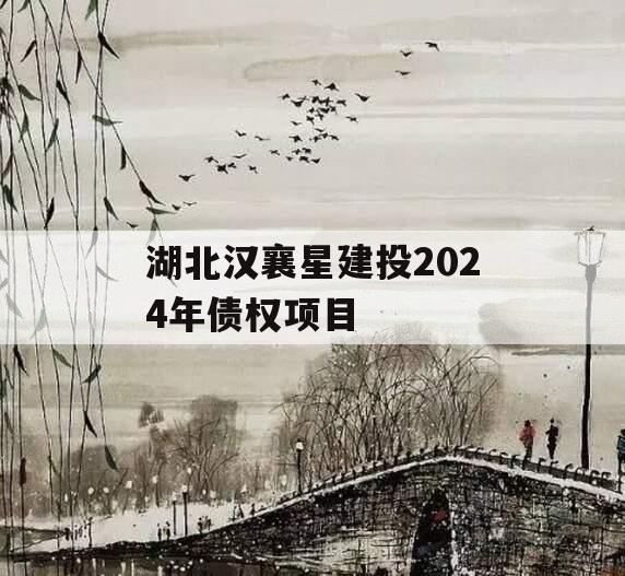湖北汉襄星建投2024年债权项目