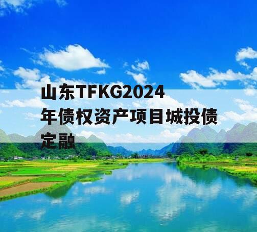 山东TFKG2024年债权资产项目城投债定融