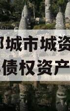 山东邹城市城资控股2024年债权资产