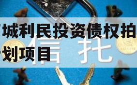 邹城利民投资债权拍卖计划项目
