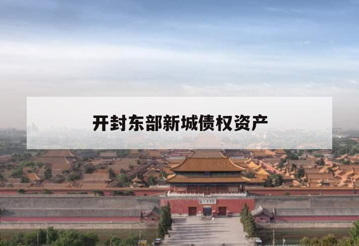开封东部新城债权资产