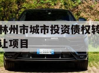 林州市城市投资债权转让项目